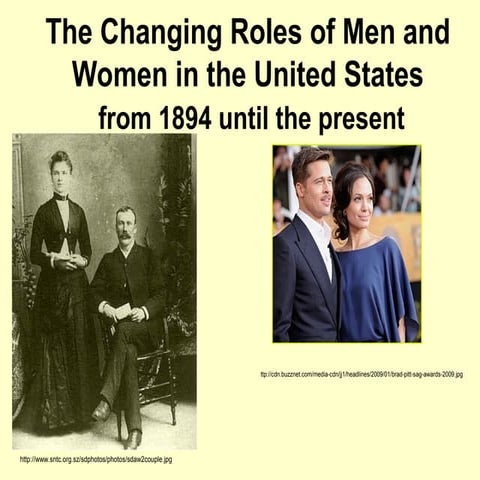 The Evolution of Gender Roles in the U.S. from 1894 to Today | PPT