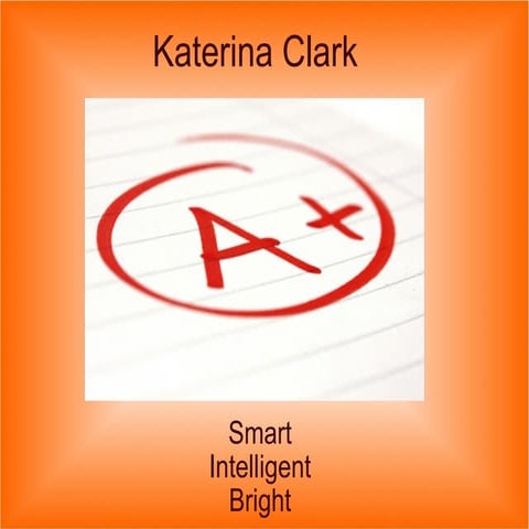 Katerina clark ppt123
