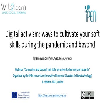 DIgital activism: ways to cultivate your soft skills during the pandemic and ...