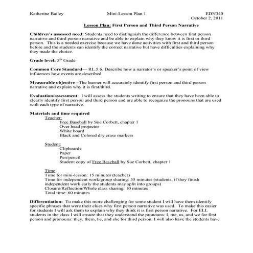 Katherine bailey lesson plan 1_edn 340_10-2-11