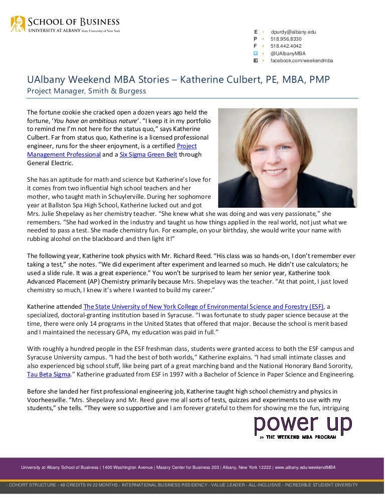 weekend mba programs