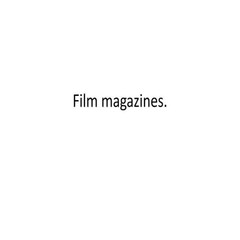 Katherine film magazines