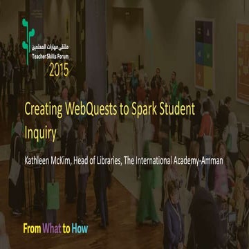 Kathleen mckim creating webquests