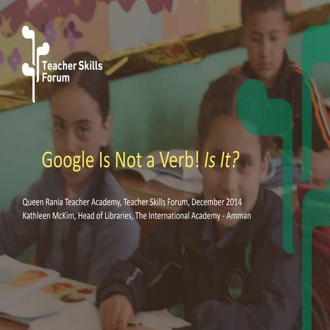 Google Is Not a Verb - IB Presentation