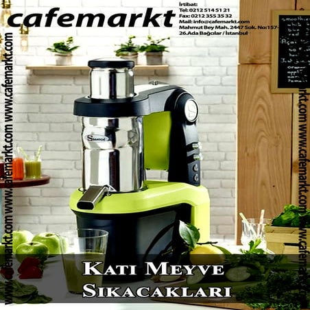 Katı Meyve Sıkacakları