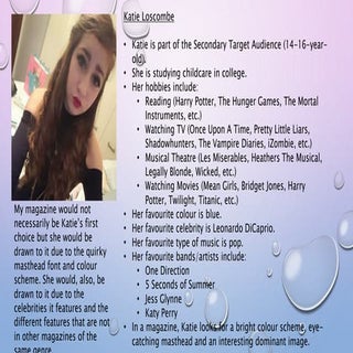Katie Target Audience