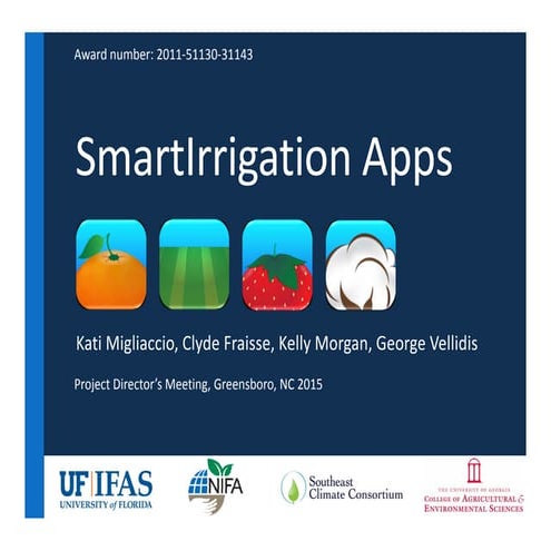 Smart Irrigation: Smartphone Technology for Managing Urban and Agricultural I...