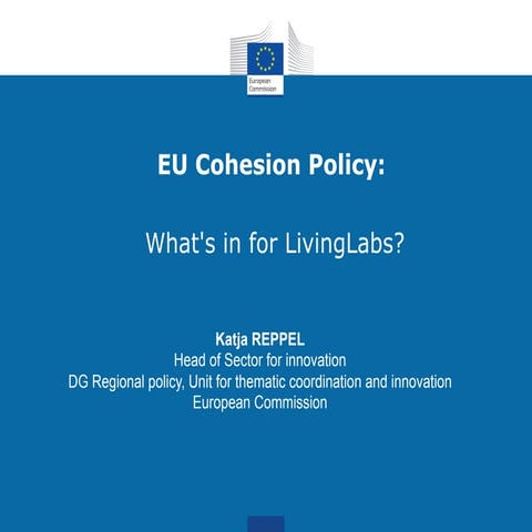 The Connected Smart Cities Network and Living Labs - Towards Horizon 2020 - K...