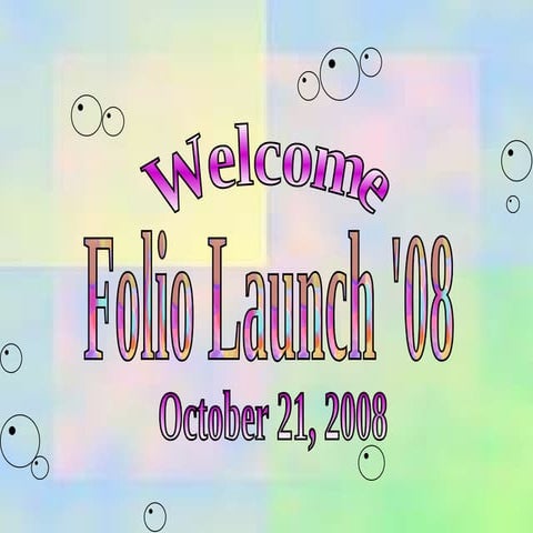 Folio Launch - Epistaxis