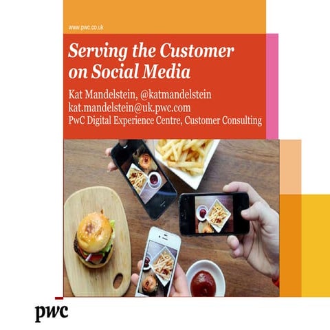 Serving the Customer on Social Media
