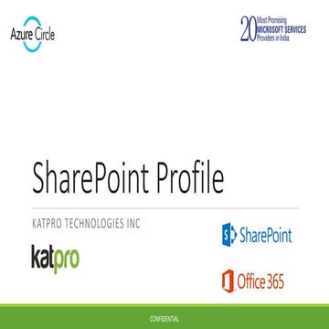 Katpro Technologies- SharePoint Portfolio