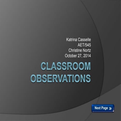 Katrina casselle web based tutorial summary