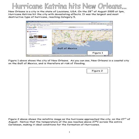 Hurricane Katrina information booklet