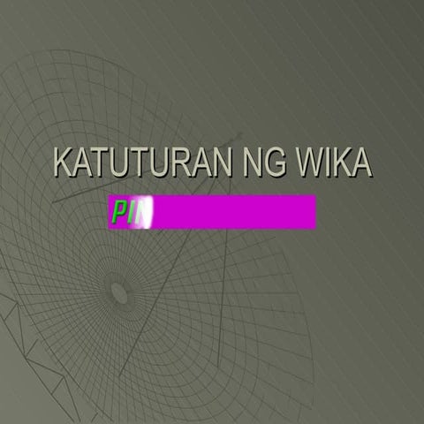Katuturan ng wika