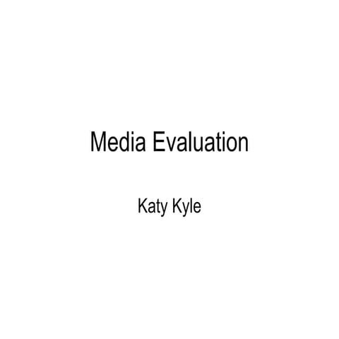 Katys final evaluation 