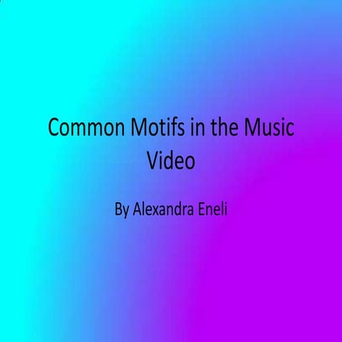 Katy perry common motifs *