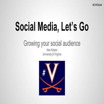 Growing your Social Media Audience