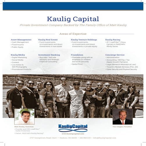 Kaulig Capital Overview