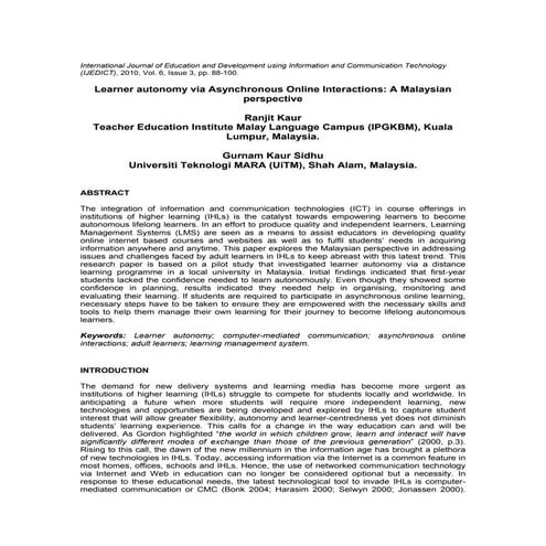 Kaur and gurnam learner autonomy