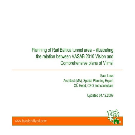 Kaur Lass - About Rail Baltica