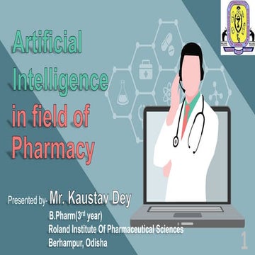 Artificial intelligence in field of pharmacy