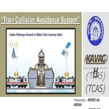 Kavach training project for railway department