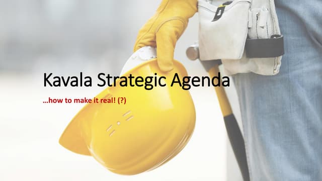 Kavala Strategic Agenda 2030