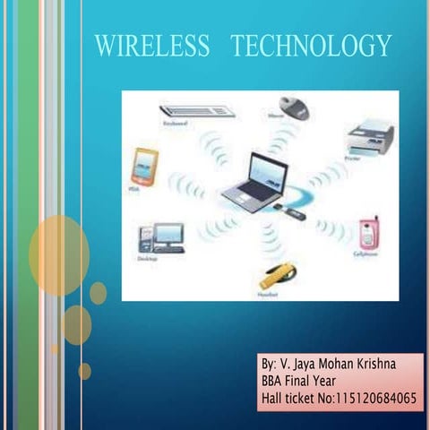 Wireless | PPT | Free Download