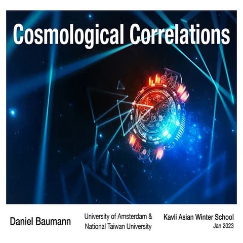 Lectures on Cosmological Correlations