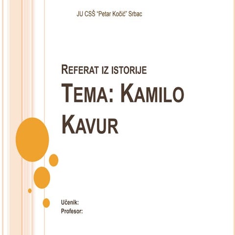 Kamilo Kavur | PPT
