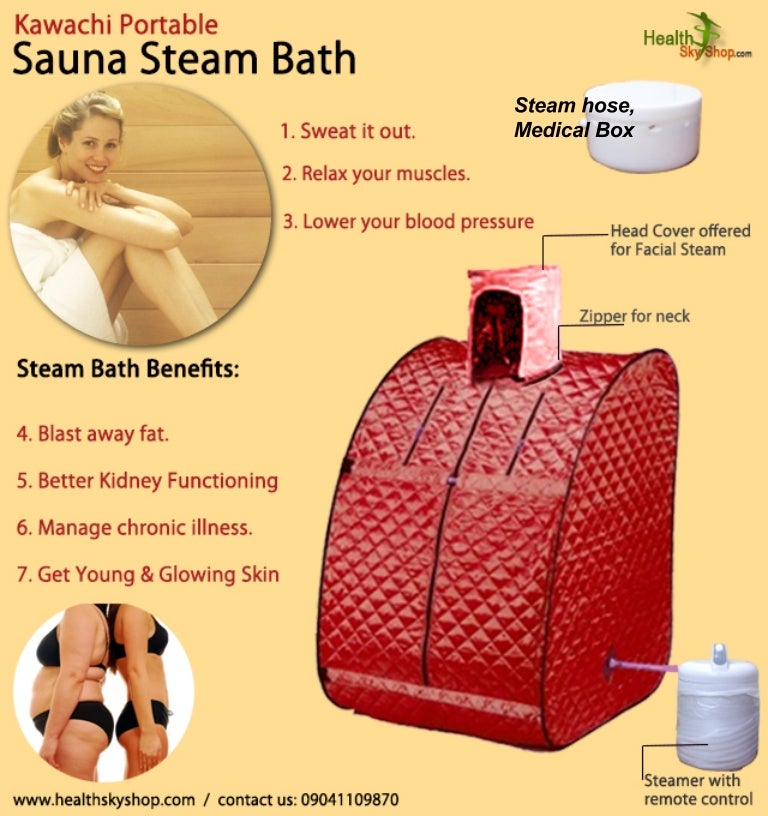 Steam Bath At Comfort Of Your Home