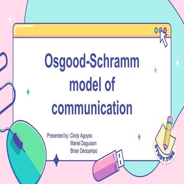 Osgood-Schramm Model of Communication