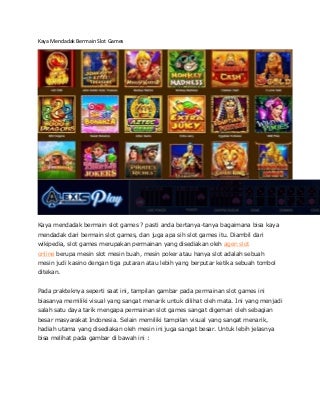 slot mesin dingdong