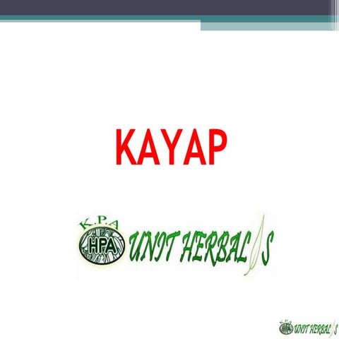 Kayap, 