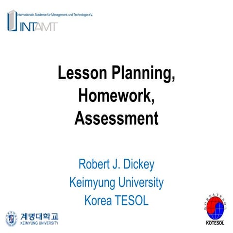 Lesson Planning, Homework, Assessment for session with Kazakh teachers of Science