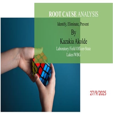 Kazakia Akolde  presentation on Root Cause Analysis.pptx