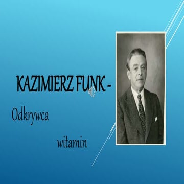 Picture Idea: Kazimierz Funk