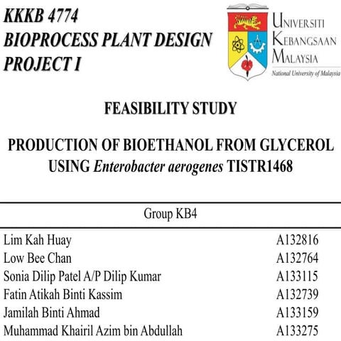 ethanol production from crude glycerol 
