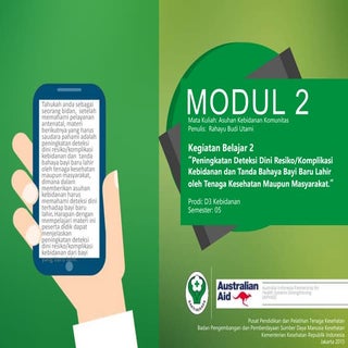 Kb 2 resiko dini komplikasi kebidanan