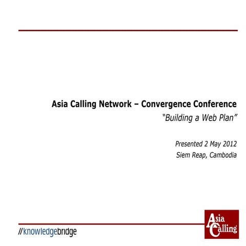 KB Seminars: Building a Web Plan - Unique Aspects for Radio Station of Networ...