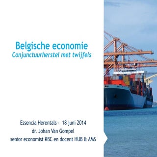 KBC Belgische economie Essencia 18 ...