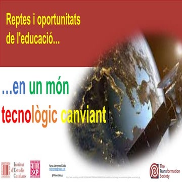 KBIP: Reptes i Oportunitats de l'educació en un món tecnològic canviant