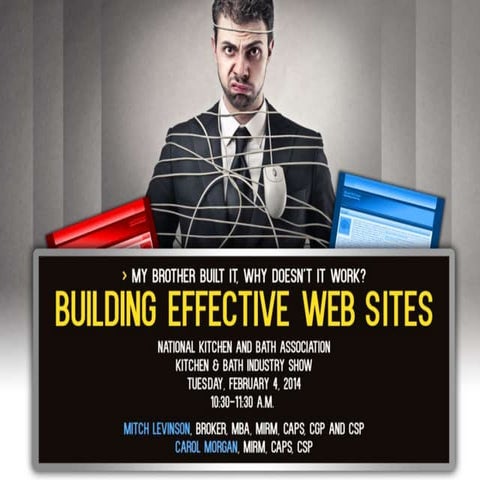 Building Effective Websites: My Brother Built It, Why Doesn’t It WORK?