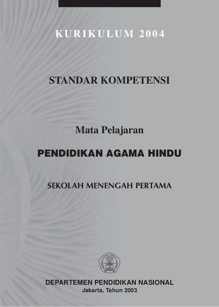 Kbk Smp D Pendidikan Agama Hindu