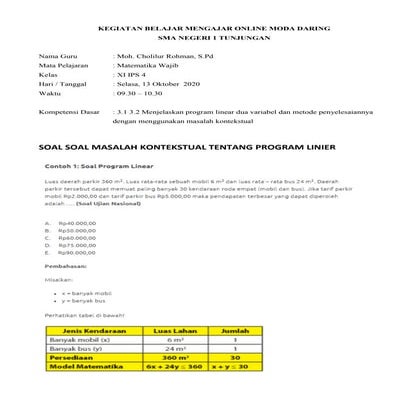 Kbm 13 oktober 2 xi ips 4