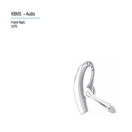 Kbms audio