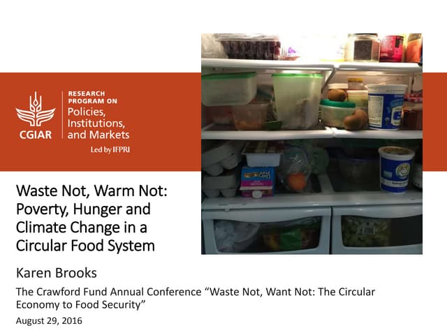 Waste Not, Warm Not: Poverty, Hunge...