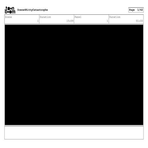 Kitty Catastrophe - Storyboarding - Short Film