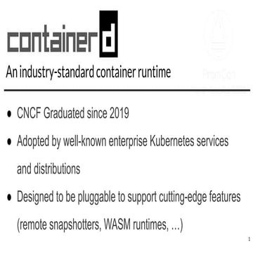 [KubeConEU2023] containerd pavilion