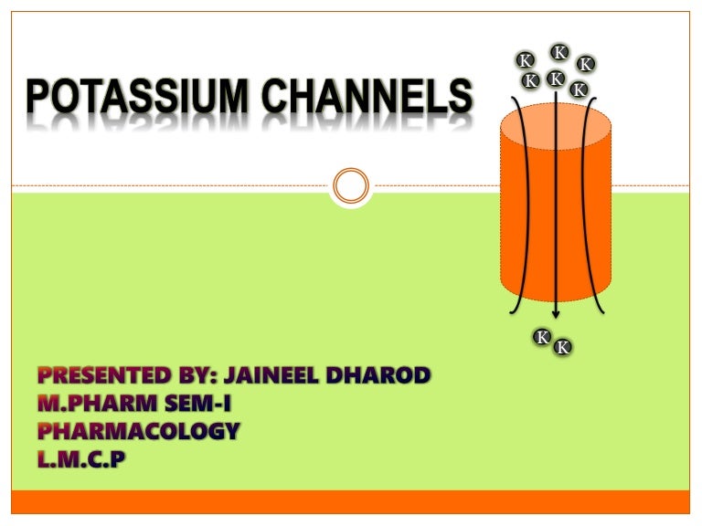 Potassium (K+) channels